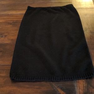 Black sweater pencil skirt